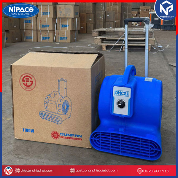 Quạt thổi khô sàn thảm Sunfan DM-1100 Quạt thổi khô sàn thảm Sunfan DM-1100