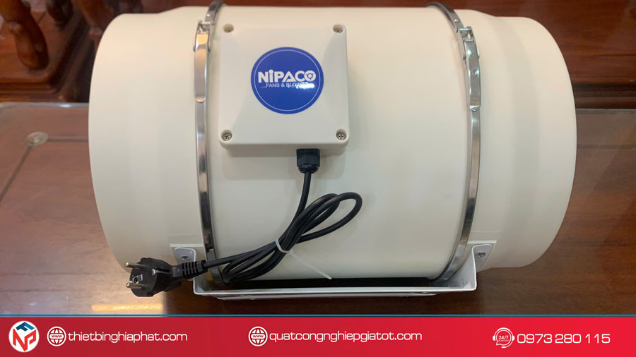 Quạt thông gió nối ống Nipaco HF-250 Quạt thông gió nối ống Nipaco HF-250