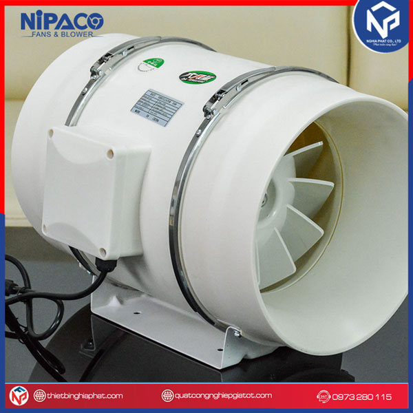 Quạt thông gió nối ống Nipaco HF-250 Quạt thông gió nối ống Nipaco HF-250