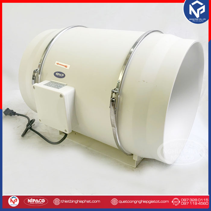 Quạt thông gió nối ống Nipaco HF-300 Quạt thông gió nối ống HF-300