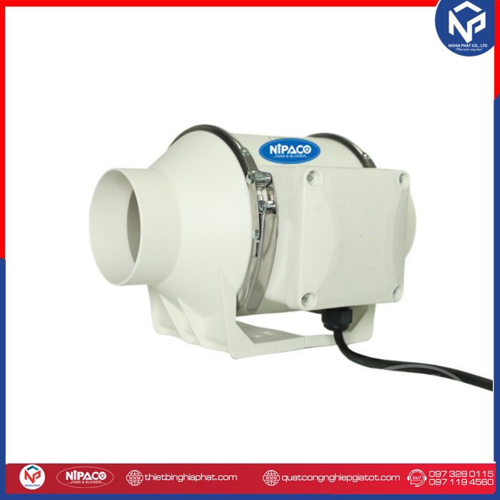 Quạt thông gió nối ống Nipaco HF-75 Quạt thông gió nối ống Nipaco HF-75
