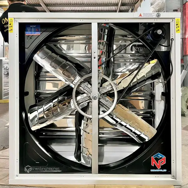 Quạt thông gió vuông 1220x1220 BMF-1220 STD Sơn tĩnh điện Quạt thông gió vuông 1220x1220 BMF-1220