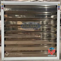 Quạt thông gió vuông 1220 chớp INOX