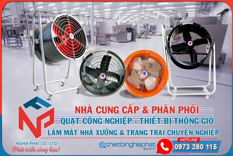 Quạt hướng trục công nghiệp DFG-35 Nhà phân phối Quạt thông gió hướng trục OMYSU DFG giá tốt