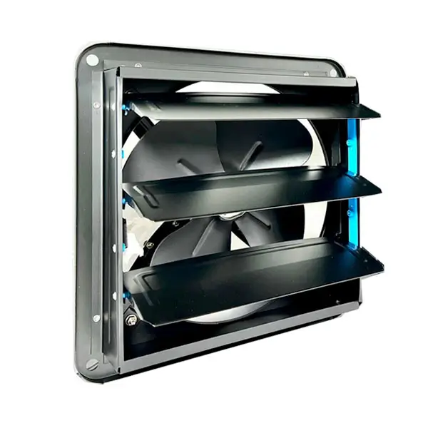 Quạt thông gió vuông Omysu FA-20M1 có chớp Quạt thông gió vuông Omysu FA-20M1 có chớp