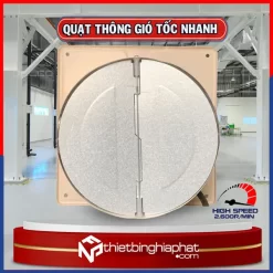 Quạt thông gió vuông tốc nhanh FS-25 Quạt thông gió vuông tốc nhanh FS-25 mặt sau