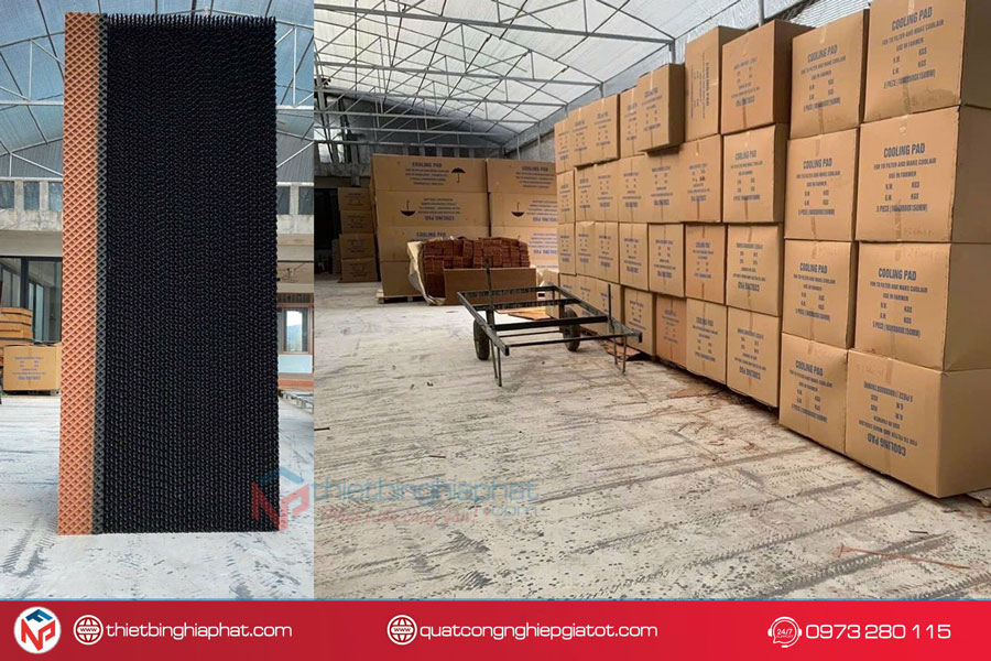 Tấm giấy làm mát Cooling Pad chống rêu 1.5m Giấy làm mát cooling pad chống rêu