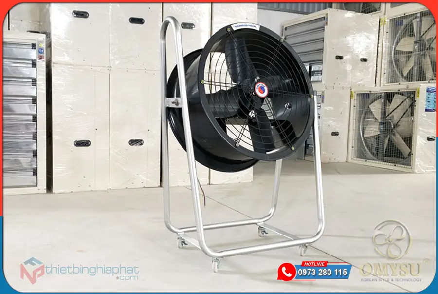 Quạt thổi hướng trục di động FA-40C-1 Quạt công nghiệp di động FA-50C-1 D400mm