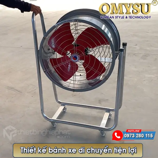 Quạt công nghiệp hướng trục di động DFG50 Quạt công nghiệp hướng trục di dộng dễ dàng di chuyển