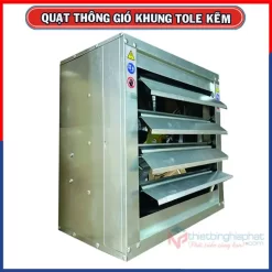 Quạt thông gió vuông OMYSU BMF-800 800x800 Quạt thông gió vuông tole kẽm 800x800x400mm BMF-800