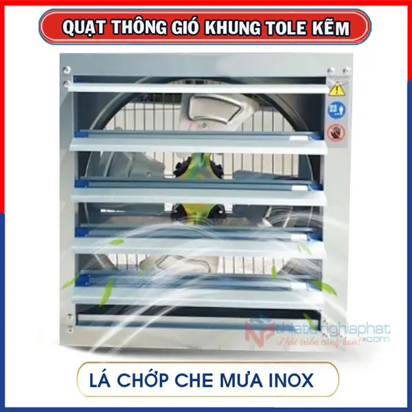 Quạt thông gió vuông OMYSU BMF-600 600x600 Quạt thông gió vuông OMYSU BMF-600 chớp INOX