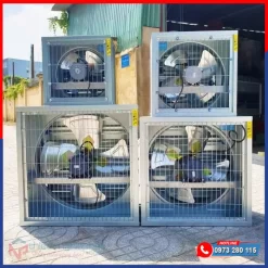 Quạt thông gió vuông OMYSU BMF-400 Quạt thông gió vuông tole kẽm giá tốt