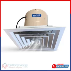 Quạt hút âm trần công nghiệp AT-600 có ống