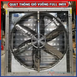 Quạt thông gió vuông INOX 304 toàn phần BMF-1220 thực tế