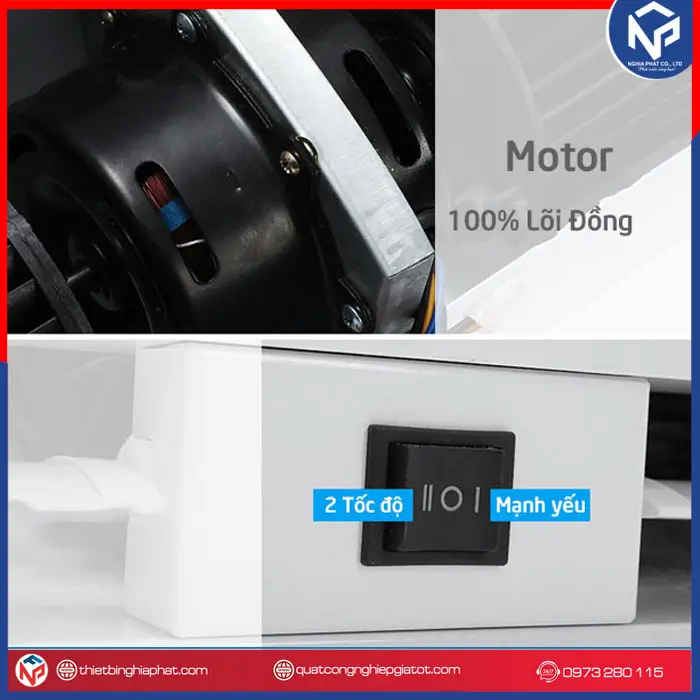 Quạt cắt gió Sunfan FM1220A-K/Y 2m Quạt cắt gió Sunfan 2 tốc độ