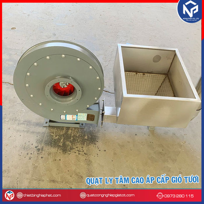 Quạt ly tâm cao áp 0.75KW 9-19-3.15A Quạt ly tâm cao áp thổi khí