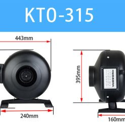 Thông số Quạt hút nối ống Sunfan KTO-315