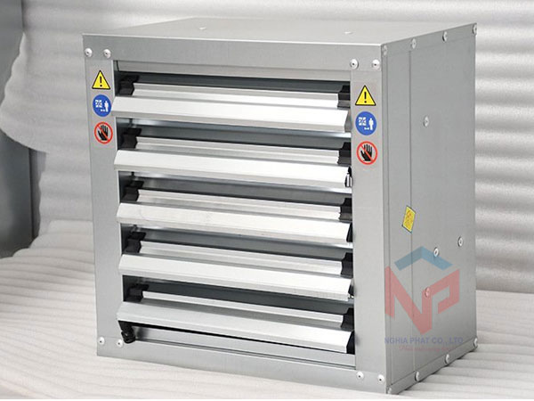 Quạt thông gió vuông 400x400mm Quạt thông gió vuông trực tiếp