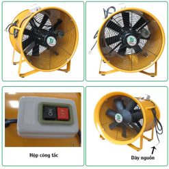 Quạt hút xách tay Soffnet SHT-40 Chi tiết Quạt Hút Xách Tay Soffnet SHT-40
