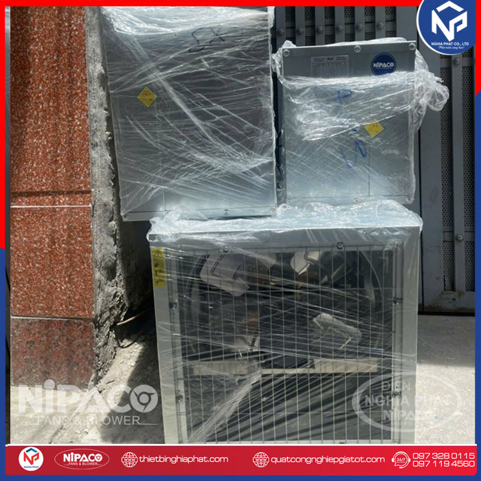 Quạt thông gió vuông 600x600mm Quạt thông gió vuông trực tiếp