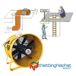 Ứng dụng Quạt hút xách tay Soffnet SHT-45