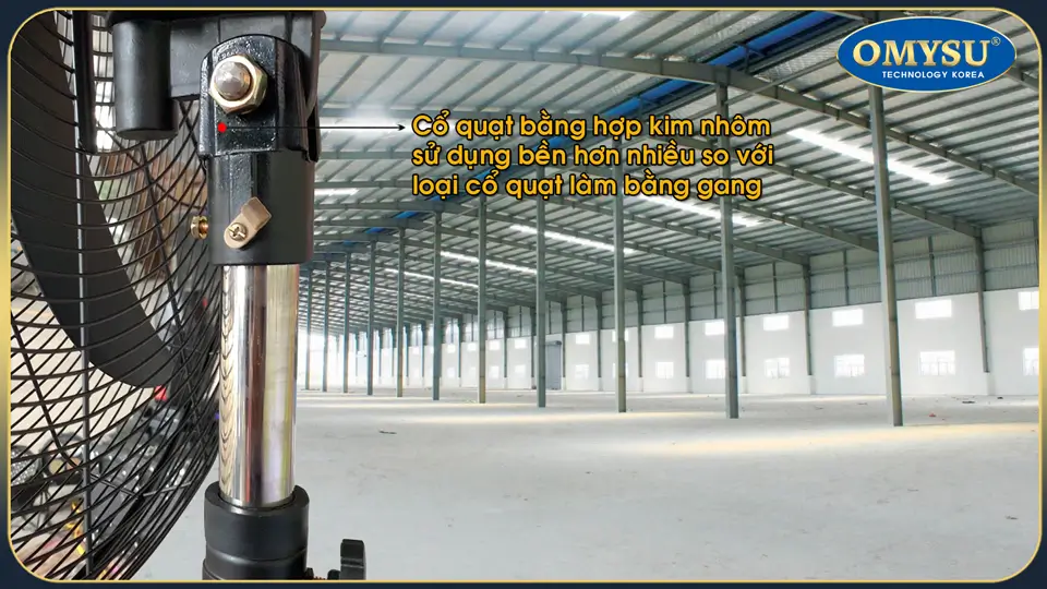 Quạt đứng công nghiệp OMYSU OMS-600 Quạt đứng công nghiệp OMYSU thiết kế chắc chắn