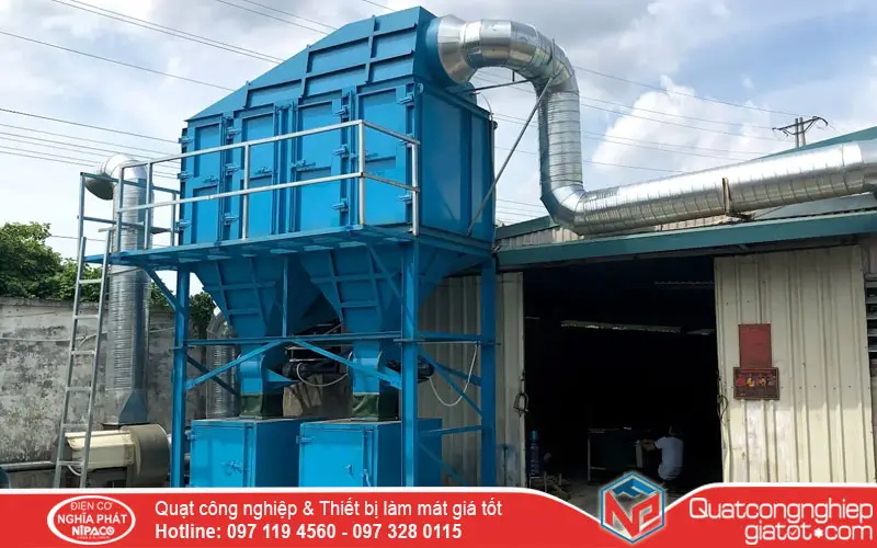 Quạt hút công nghiệp Exhaust fan là gì? Ứng dụng thực tế Quạt công nghiệp hút bụi, lọc không khí