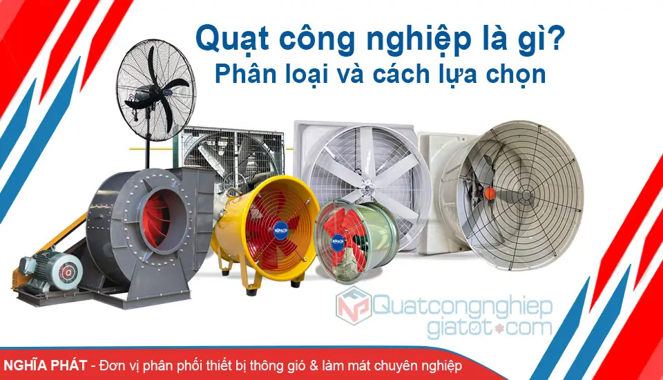 Quạt công nghiệp là gì? Phân loại và cách lựa chọn Quạt công nghiệp là gì?