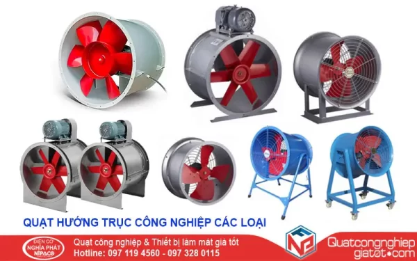 Quạt công nghiệp là gì? Phân loại và cách lựa chọn Quạt hướng trục công nghiệp các loại