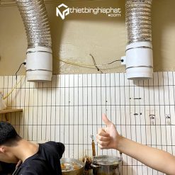 Quạt hút mùi nối ống phi 250 kết nối ống gió dễ dàng