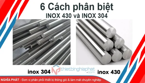 Cách phân biệt INOX 430 va INOX 304