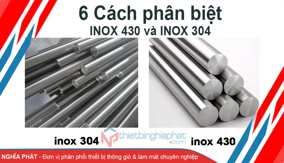 Cách phân biệt INOX 430 va INOX 304