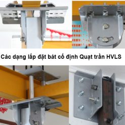 Quạt trần công nghiệp HVLS cánh dài 5.2M (Motor giảm tốc) Quạt trần công nghiệp HVLS cánh dài 5.2M (Motor giảm tốc)