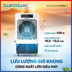 Máy làm mát Daikiosan DM204 Máy làm mát Daikiosan DM204 100L 510W