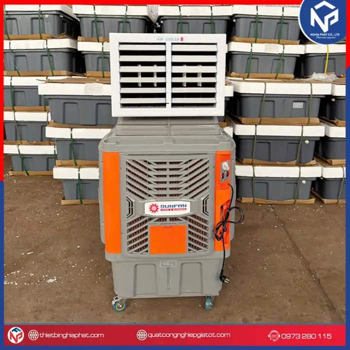 Máy làm mát công nghiệp Sunfan SF9Y 9.000m3/h 550W Ứng dụng Máy làm mát Sunfan SF-9Y 9.000 m3/h