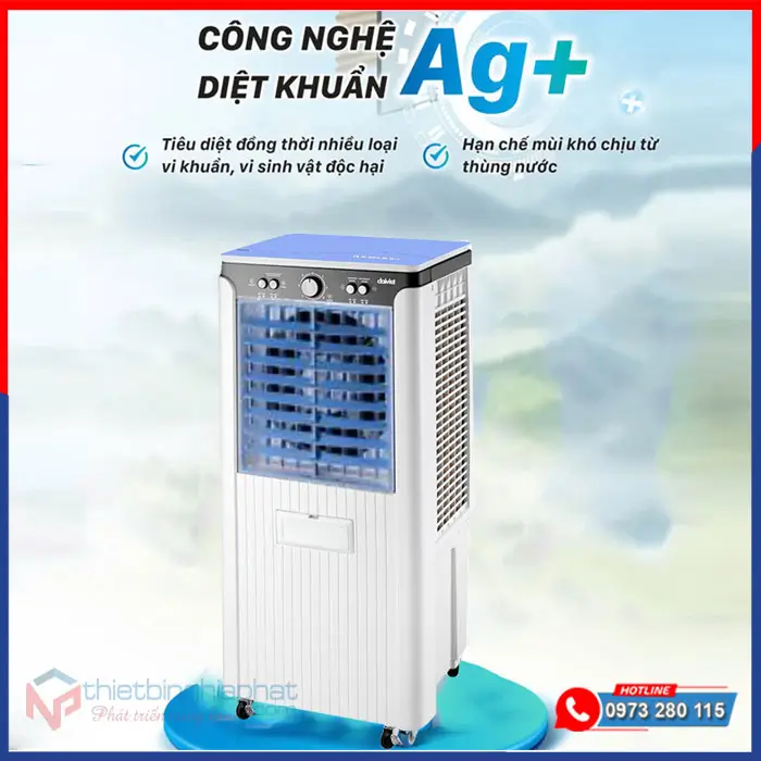 Máy làm mát Daikiosan DM113 Máy làm mát Daikiosan DM113 công nghệ diệt khuẩn Ag+