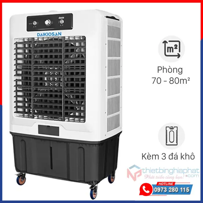 Máy làm mát không khí Daikiosan DM205 Máy làm mát không khí Daikiosan DM205 680W