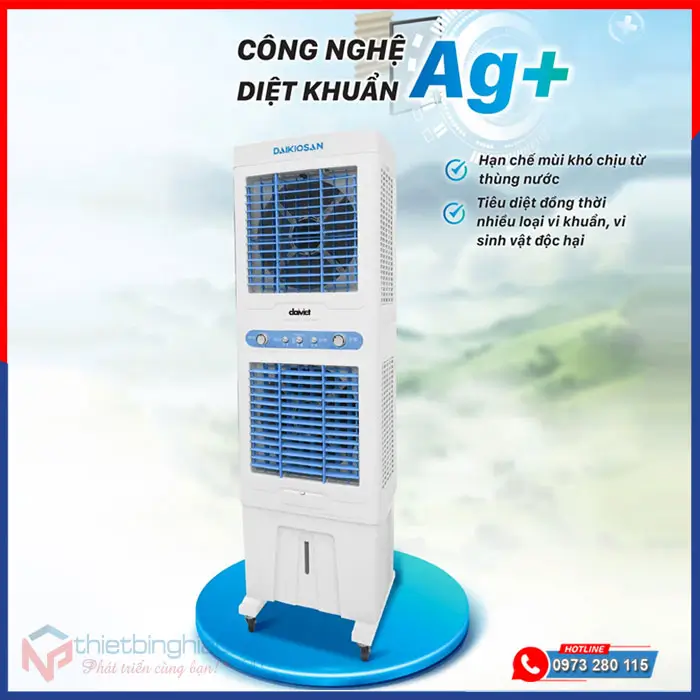 Máy làm mát Daikiosan DM211 2 tầng Máy làm mát Daikiosan DM211 2 tầng công nghệ Ag+ khử khuẩn