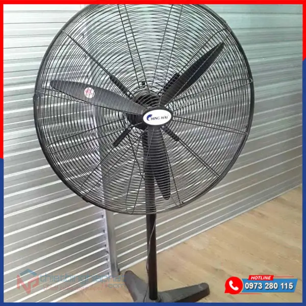 Quạt công nghiệp đứng Chinghai HS243Đ 140W Quạt đứng công nghiệp Chinghai làm mát nhà xưởng, nhà hàng, quán ăn