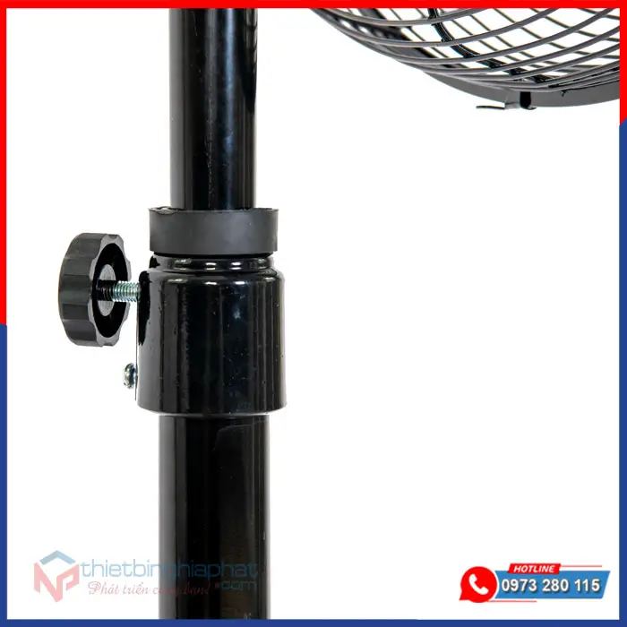 Quạt công nghiệp đứng Chinghai HS243Đ 140W Quạt đứng công nghiệp Chinghai điều chỉnh chiều cao tối đa 1.7m