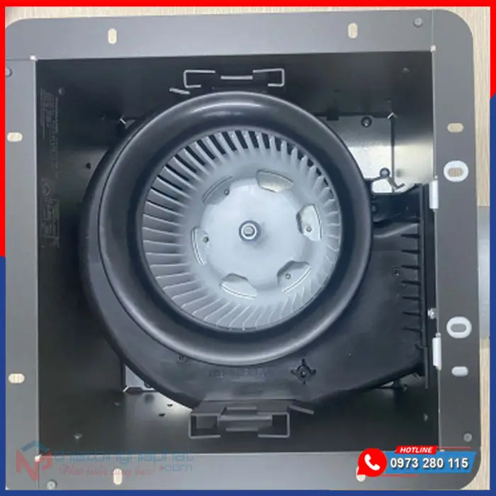 Quạt hút âm trần Panasonic FV-17CU9 có ống Quạt hút âm trần nối ống Panasonic thẫm mỹ cao, vận hành êm