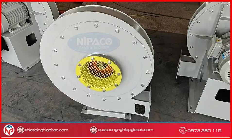 Quạt ly tâm cao áp 4KW 9-19-4.5A Quạt ly tâm cao áp Nipaco 9-19