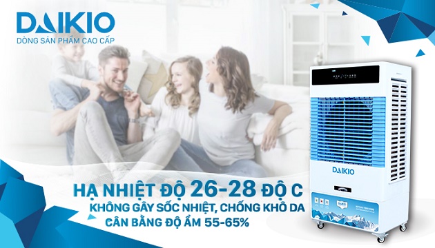 Nguyên lý làm mát bằng bay hơi tự nhiên là gì? Quạt hơi nước Daikiosan làm mát bằng không khí bay hơi