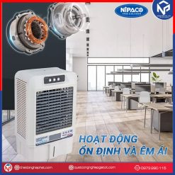 Quạt hơi nước di động Nipaco CC90 - vận hành êm ái